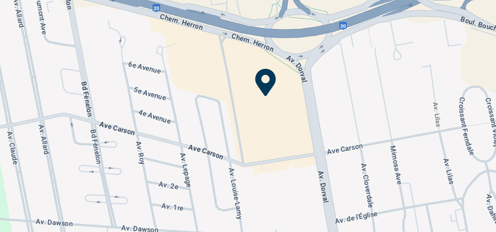 Map - Montréal clinic