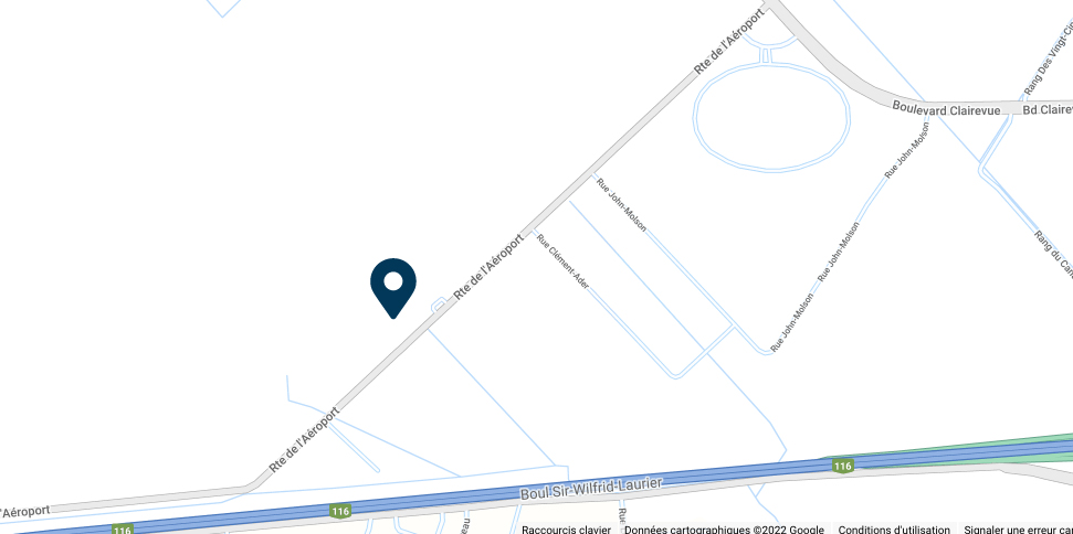 Map - Collège Air Richelieu, St-Hubert